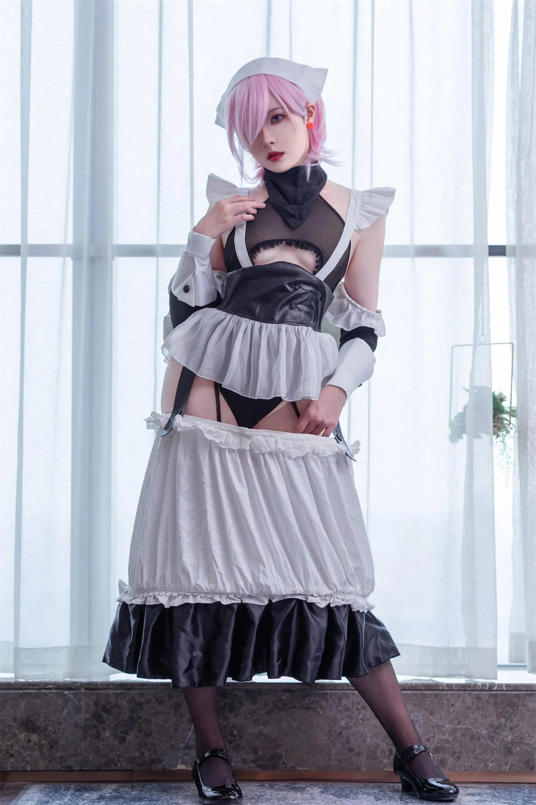 Natsuko夏夏子 – NO.17 宫本武藏女仆 [39P]插图5
